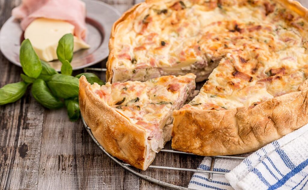 quiche de pollo